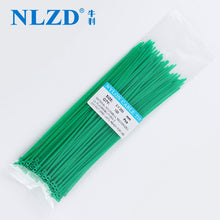 Load image into Gallery viewer, 200mm Self-locking Nylon Cable Ties 8inch 100pcs 12 color Plastic Zip Tie 18 lbs black wire binding wrap straps UL Certified